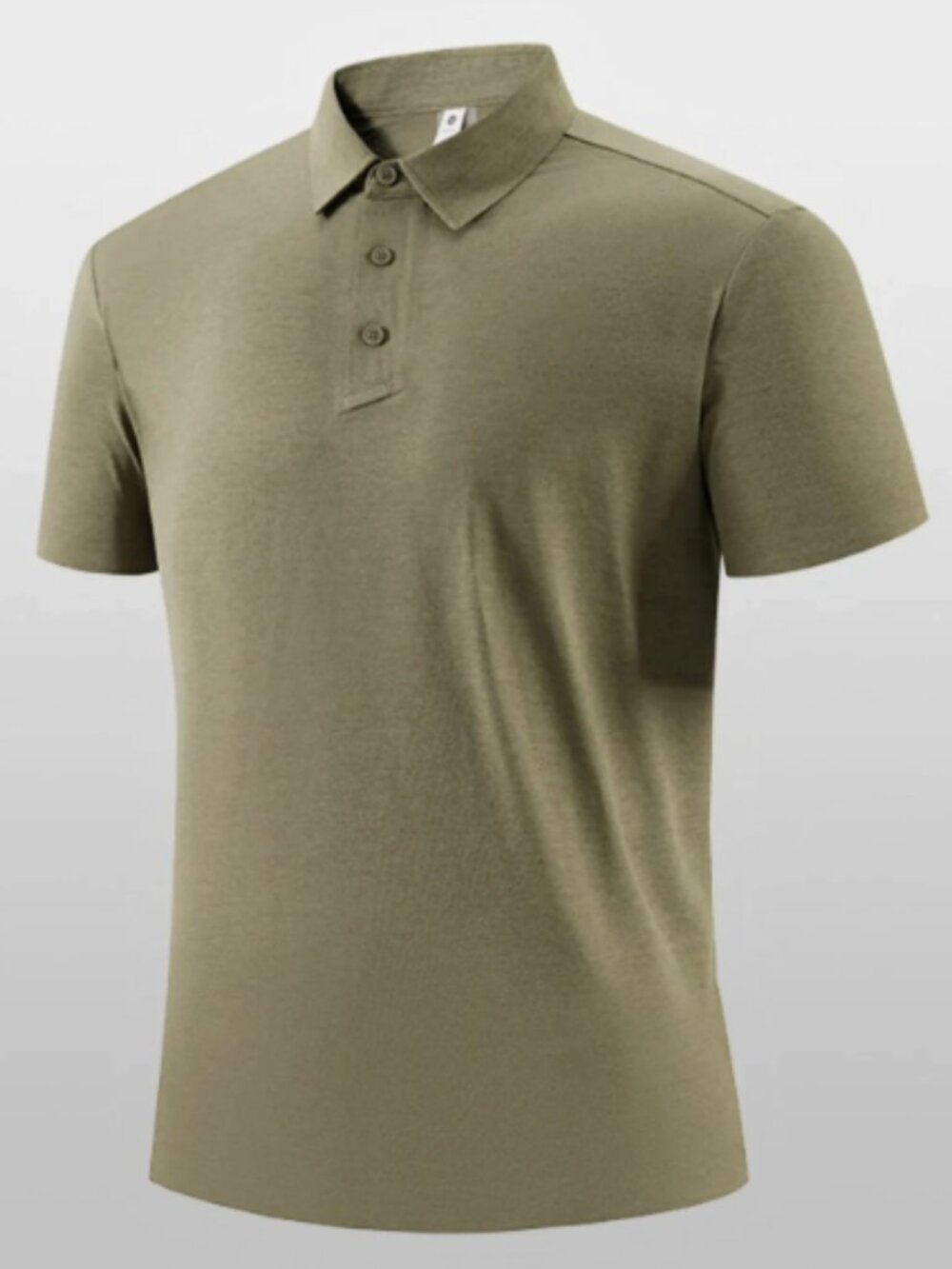 Men's Size Medium Short Sleeve Green Polo Shirt